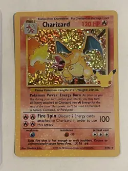 Charizard 4/102 Celebrations Holo Rare Pokemon TCG Card - Image 2