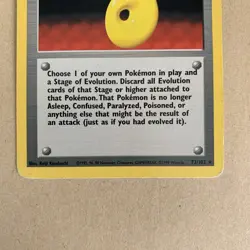 Pokemon TCG Devolution Spray Base Set 72/102 Regular Rare MP (1) - Image 4