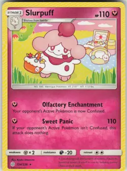 SLURPUFF 154/236 COSMIC ECLIPSE POKEMON RARE NM/M - Image 1
