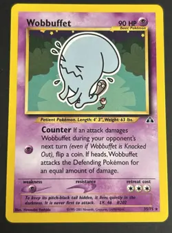 Pokemon TCG Wobbuffet 35/75 Neo Discovery NM/LP - Image 1