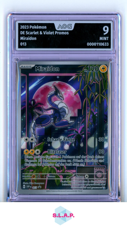 MIRAIDON POKEMON 13 2023 SCARLET & VIOLET PRMS ILL RARE DE AOG 9 - Image 1