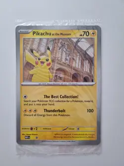 Pokemon X Natural History Museum - Pikachu Plush, Jumbo Card & Ecology Booklet ✅ - Image 4