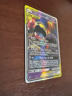 Muk & Alolan Muk GX Tag Team 61/214 Holo Pokemon Card VG - VG-NM - Image 2