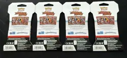 Pokemon DESTINED RIVALS Sleeved Booster Pack Art Set Bundle Lot of 4 - Sealed - Image 2