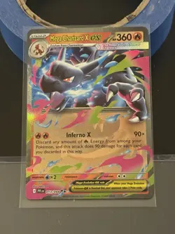 Pokemon TCG Mega Charizard X Ex 13/094 PFL: Phantasmal Flames NM - Image 1
