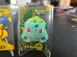 Pokemon Topps Pikachu PC1, Squirtle PC4, and Bulbasaur PC2 Clear Cards - Image 4