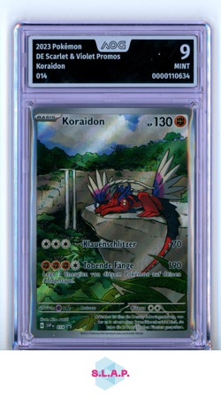KORAIDON POKEMON 14 2023 SCARLET & VIOLET PRMS ILL RARE DE AOG 9 - Image 1