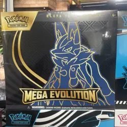 Pokemon TCG Mega Evolution Elite Trainer Box ETB Mega Lucario Factory Sealed - Image 1