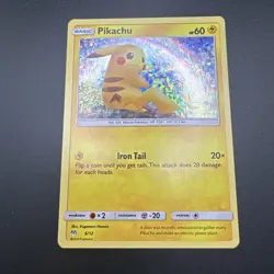 Pokemon Card pikachu 6/12 holo Excellent Condition - Image 2