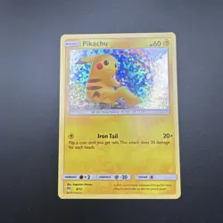 Pokemon Card pikachu 6/12 holo Excellent Condition - Image 4