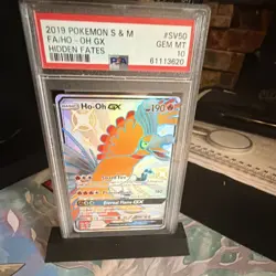 Pokemon TCG Ho-Oh GX Full Art Holo SV50 Hidden Fates PSA 10 2019 - Image 3