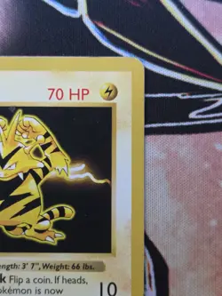Pokemon TCG - Electabuzz 20/102 - Non Holo Rare Shadowless - Base Set Unlimited - Image 4