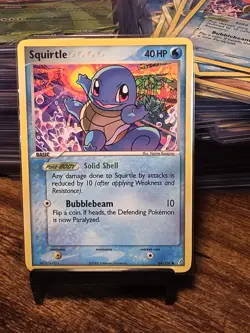 1x Single Lp Pokemon TCG Squirtle EX Crystal Guardians 64/100 Regular Common - Image 1