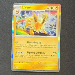 Jolteon 29/131 Rare Holo SV: Prismatic Evolutions Pokemon TCG - Image 1