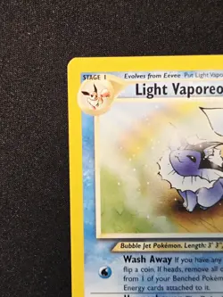 Light Vaporeon 52/105 Neo Destiny WOTC 2002 Pokemon TCG Wizards Of The Coast - Image 3