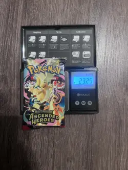 2026 Pokemon Ascended Heroes Booster Pack 23.25 G (Ex Heavy) (Poss God Pack!!) - Image 1
