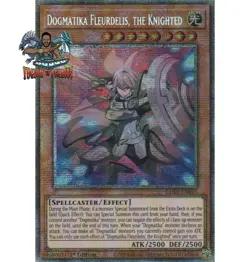 Yugioh! 1x Dogmatika Fleurdelis the Knighted CH01-EN015 Starlight Rare 1st Ed NM - Image 1