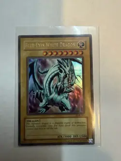 2002 yu-gi-oh blue-eyes white dragon lob-001 - Image 1