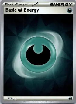 Pokemon Darkness Energy SVE 015 Prismatic Evolutions Reverse Holo NM - Image 1