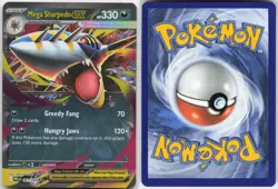 MEGA SHARPEDO EX 061/094 DOUBLE RARE PHANTASMAL FLAMES POKEMON HOLO NM - Image 3