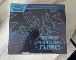 Pokemon TCG Mega Evolution Phantasmal Flames Elite Trainer Box Set - Complete - Image 1
