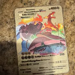 Pokemon TCG Venusaur, Charizard & Blastoise VMAX TAG TEAM Foil 143/203 400 HP - Image 1