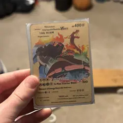 Pokemon TCG Venusaur, Charizard & Blastoise VMAX TAG TEAM Foil 143/203 400 HP - Image 3