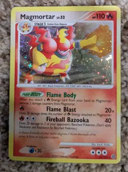 Pokemon Card Magmortar LV.52 Secret Wonders 31/132 Holo Rare TCG - Image 1