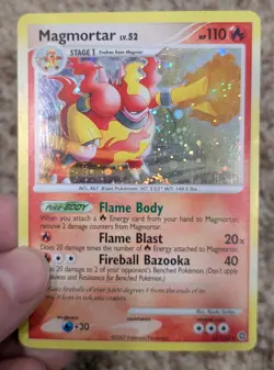 Pokemon Card Magmortar LV.52 Secret Wonders 31/132 Holo Rare TCG - Image 2