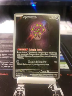 Spiritomb 148/132 Illustration Rare (IR) Full Art Pokemon Mega Evolution - NM - Image 1