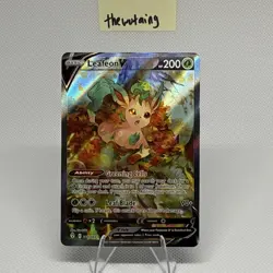 Pokemon TCG Leafeon v Evolving Skies Alt Art 167/203 - CLEAN (Video Available) - Image 1