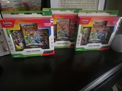 Lot Of 3 Pokemon First Partner Illustration Collection Series 1 Box Sealed - Image 1