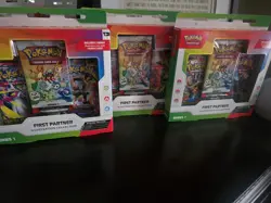 Lot Of 3 Pokemon First Partner Illustration Collection Series 1 Box Sealed - Image 2