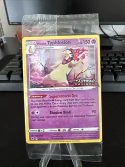 Pokemon TCG Hisuian Typhlosion v Astral Radiance Promo Card Factory Sealed - Image 1
