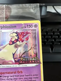 Pokemon TCG Hisuian Typhlosion v Astral Radiance Promo Card Factory Sealed - Image 3