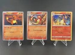 Pokemon Charmander Charmeleon PFLM Charizard McDonalds 2024 M24 Promo Evolution - Image 1