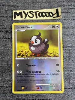 Carte Pokemon Etourmi 101/130 Reverse Diamant Et Perle Francais OCCASION - Image 1