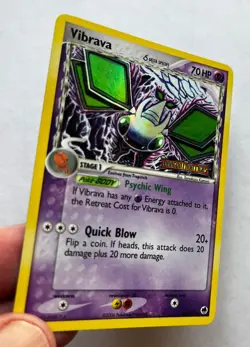 Pokemon TCG VIBRAVA 24/101 Reverse HoloFoil. EX Dragon Frontiers (2006). NM/M. - Image 3