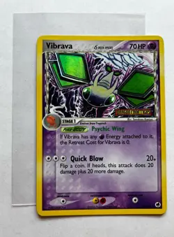 Pokemon TCG VIBRAVA 24/101 Reverse HoloFoil. EX Dragon Frontiers (2006). NM/M. - Image 4
