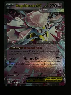 Mega Diancie ex - 041/094 - Double Rare NM TCG Pokemon - Image 1