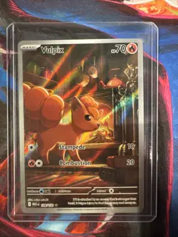 Pokemon TCG Mega Evolution Vulpix #138/132 Illustration Rare - Image 1