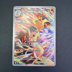 Pokemon TCG Ethan's Typhlosion Holo Card Destined Rivals Series 190/182 - Image 1