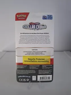 Pokemon Stellar Crown Single Blister Booster Pack. Brand New. - Image 2