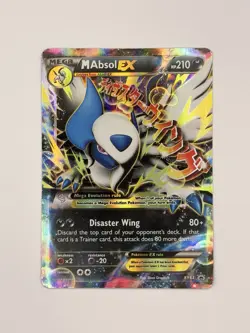 Pokemon TCG M Absol EX XY63 XY Holo Mega Evolution Card - Image 1