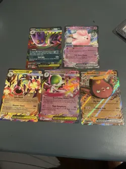 Pokemon Tcg 5 Card EX Lot Ascended Hero’s Mega Gengar Ex 125/217 Nm - Image 1