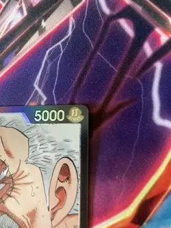 One Piece Card Game OP02 Monkey.D.Garp PRE-ERRATA Alternate Art Leader Card - Image 3