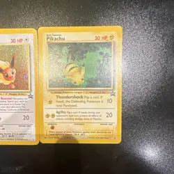 Pokemon TCG Black star promo Articuno Eevee Pikachu Card Lot English 38/22/13/27 - Image 2