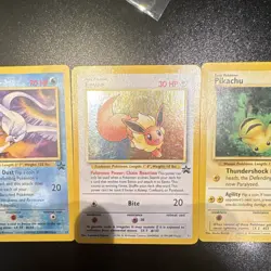 Pokemon TCG Black star promo Articuno Eevee Pikachu Card Lot English 38/22/13/27 - Image 3
