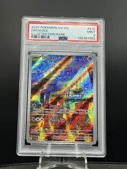 Pokemon Drowzee TCG Scarlet & Violet Base Set Holo Card 210/198 PSA 9 - Image 1