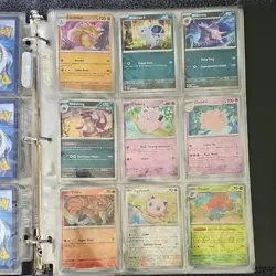 Pokemon TCG Binder lot 151 Set Holo and Reverse Holo lot 116 cards NM - LP - Image 5